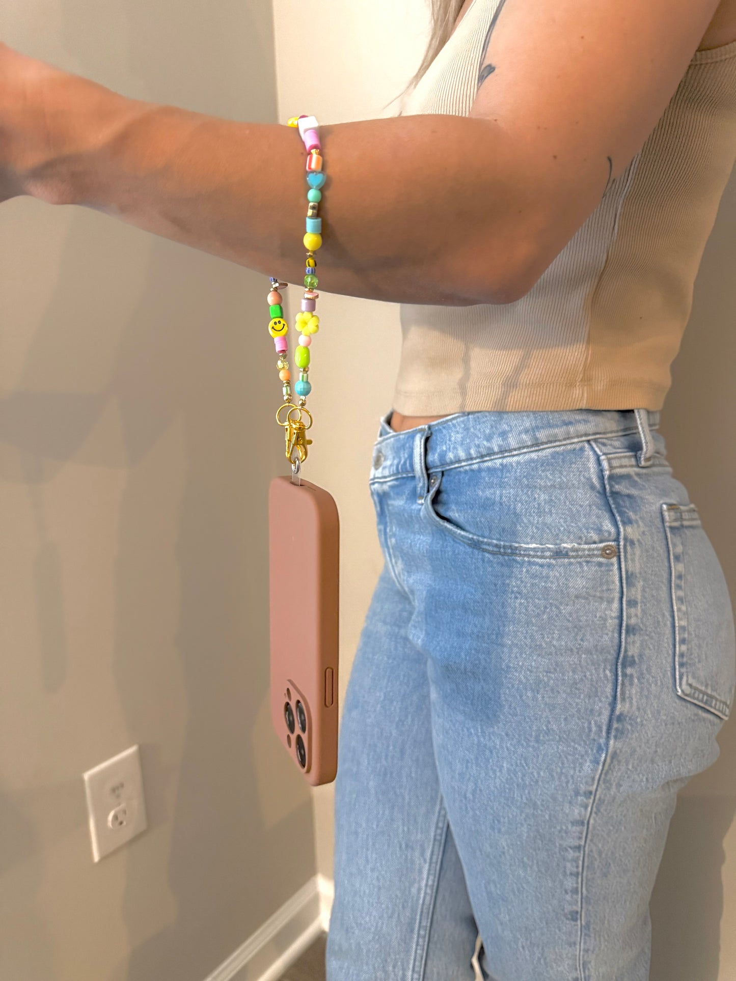 Confetti Girl Phone Wristlet